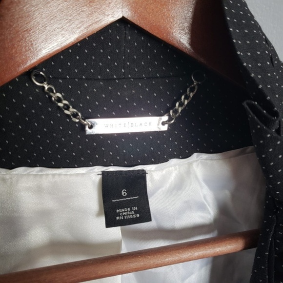 White House Black Market black blazer sz 6 - Picture 5 of 6